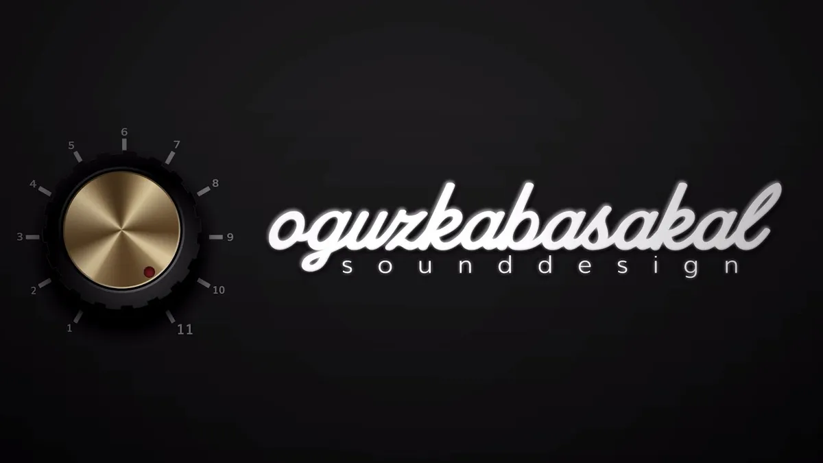 Oguz Kabasakal sound design showreel artwork