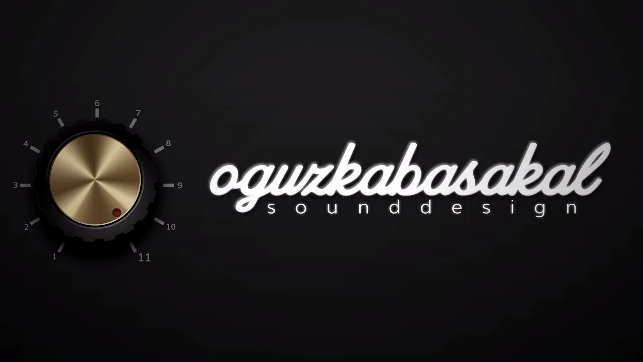 Oguz Kabasakal sound design showreel artwork