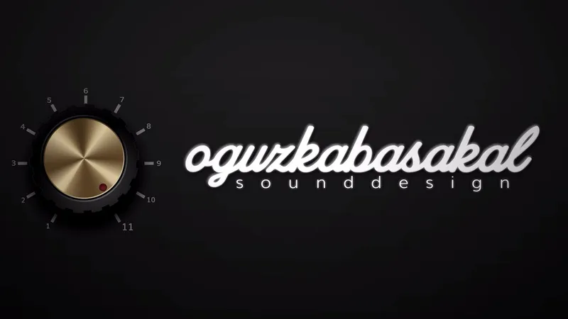 Oguz Kabasakal sound design showreel artwork